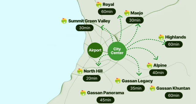 CHIANG MAI Map